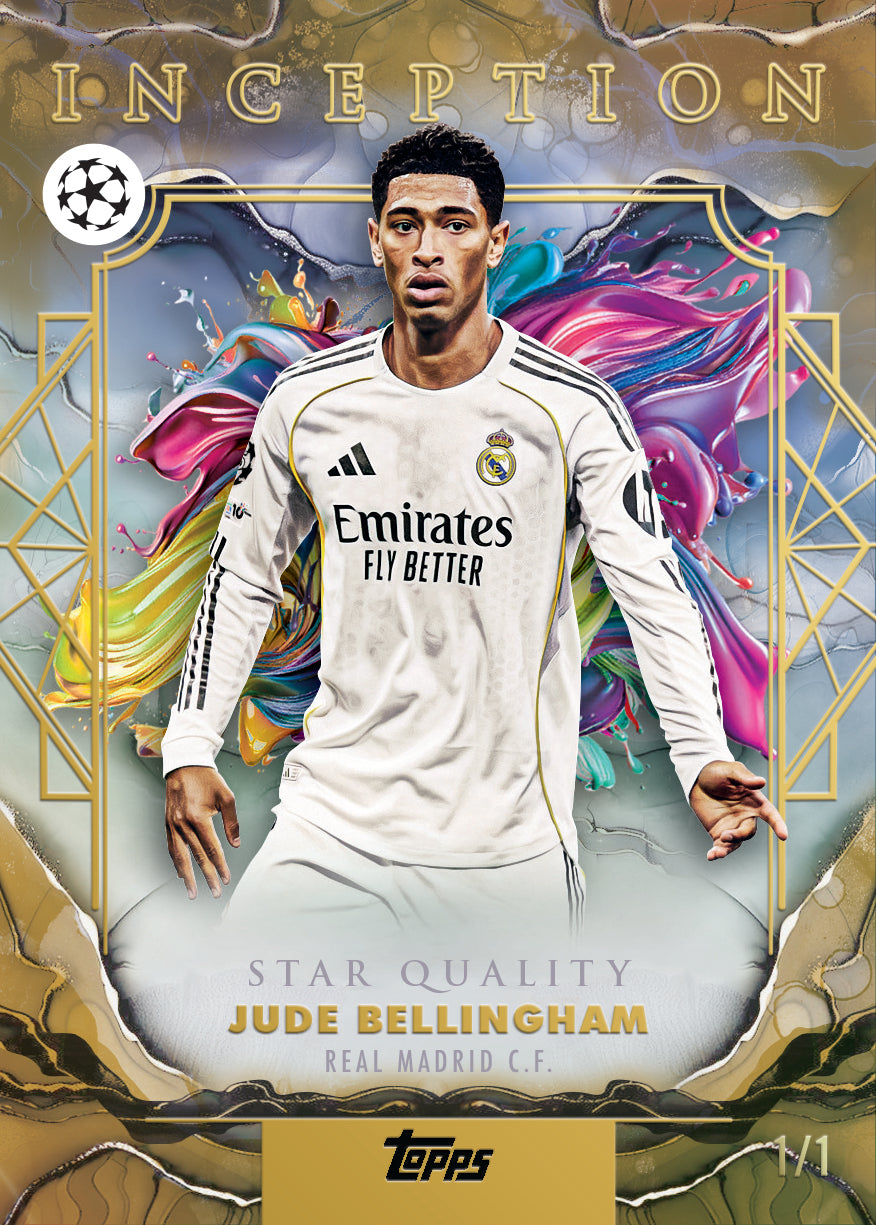 2025-26 Topps Inception UEFA Club Competitions Hobby (Pre-Order)