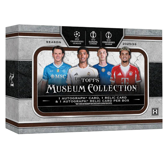 2025-26 Topps Museum Collection UEFA Club Competitions Hobby Box (PRE-ORDER)
