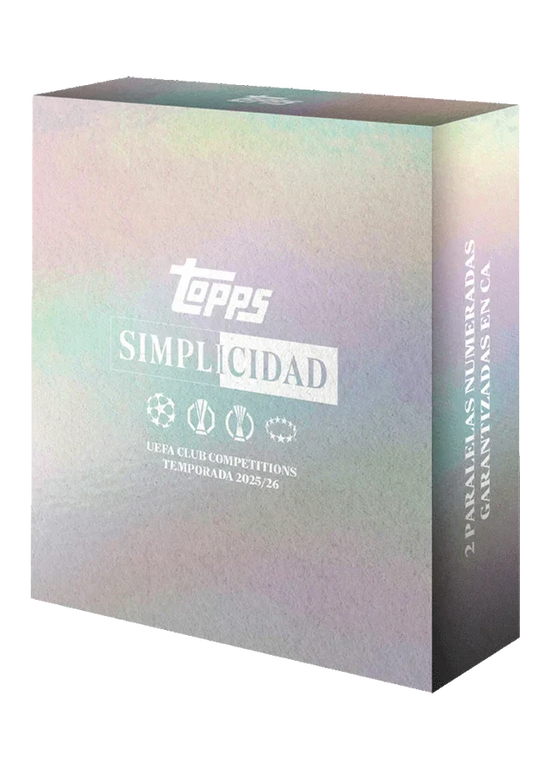 2025-26 Topps UEFA Club Competitions Simplicidad Hobby Box