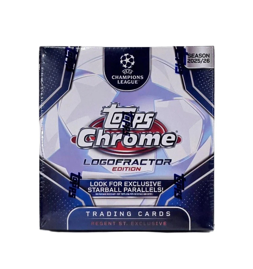 2025/26 Topps Chrome UEFA Club Competitions Logofractor Edition