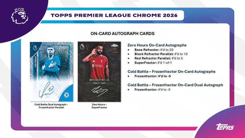 2026 Topps Chrome Premier League EPL Hobby