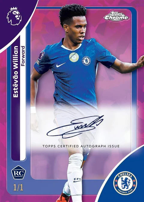 2025/26 Topps Chrome UEFA Club Competitions Sapphire Edition