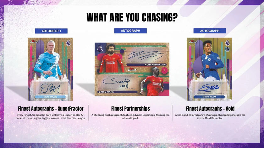 2025/26 Topps Finest Premier League EPL Hobby