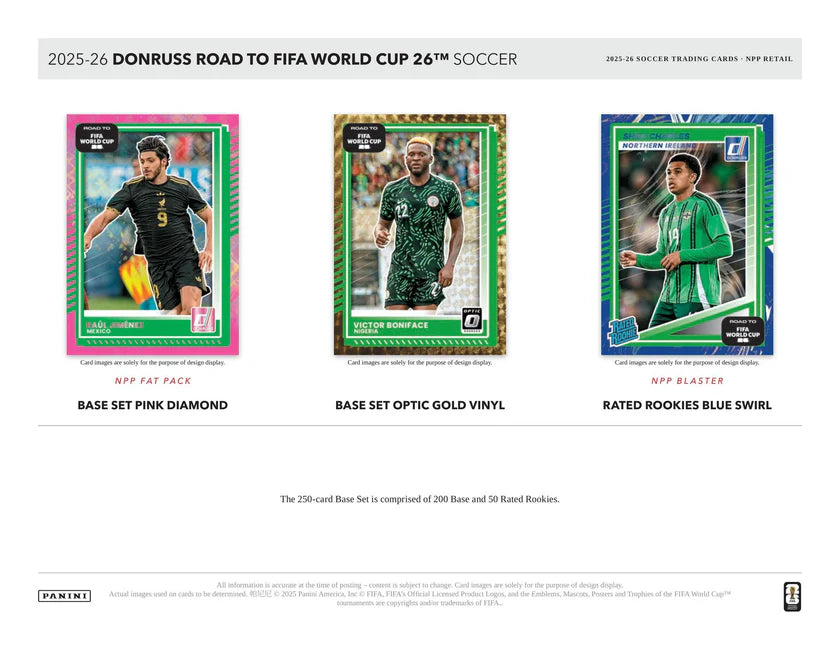 2025/26 Panini Donruss Road to FIFA World Cup Blaster
