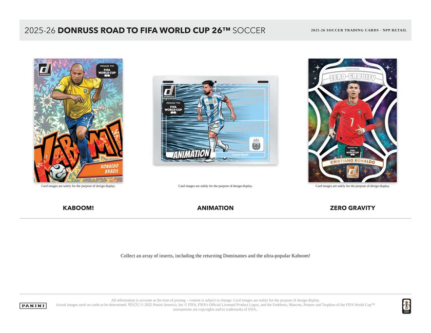 2025/26 Panini Donruss Road to FIFA World Cup Blaster