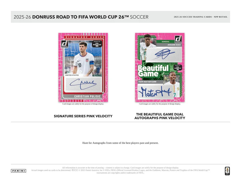 2025/26 Panini Donruss Road to FIFA World Cup Blaster