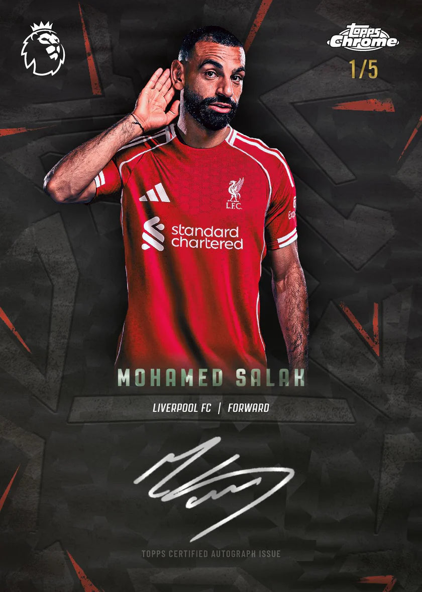 2026 Topps Chrome Premier League EPL Hobby