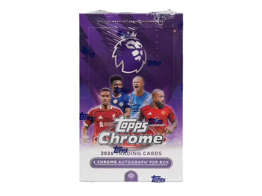 2026 Topps Chrome Premier League EPL Hobby