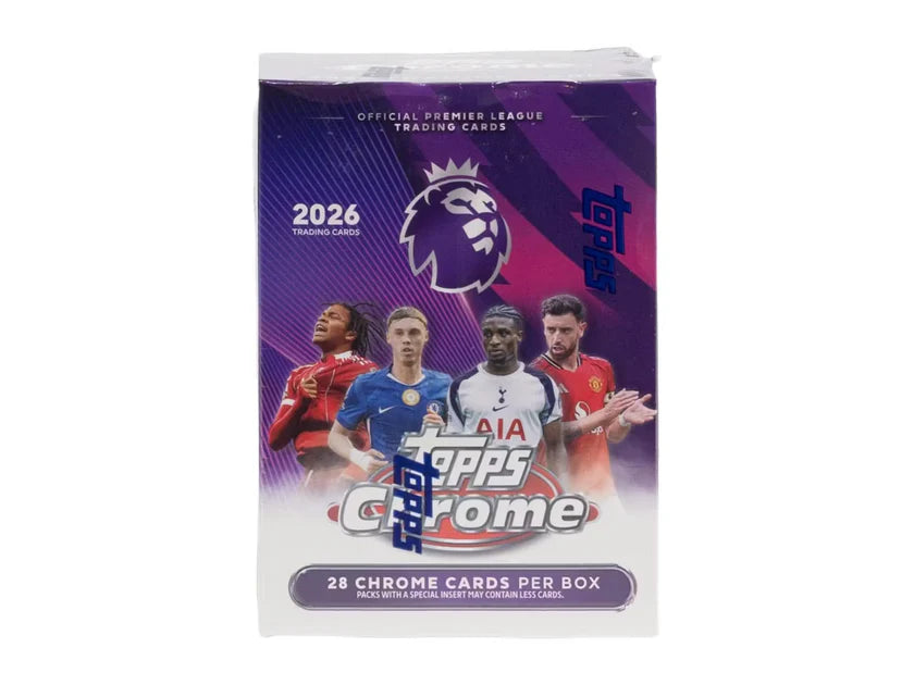 2026 Topps Chrome Premier League EPL 7-Pack Blaster