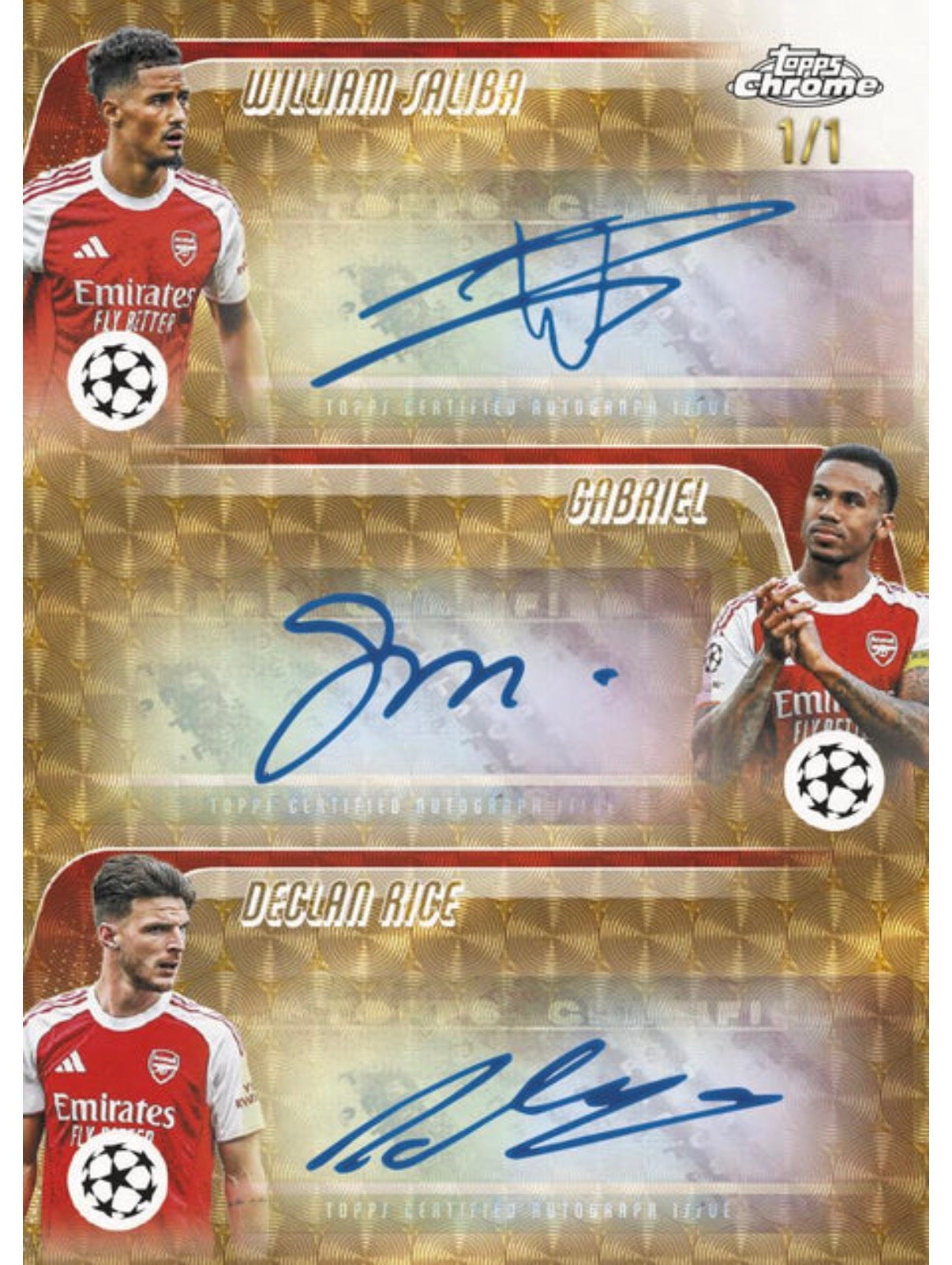 2025/26 Topps Chrome UEFA Club Competitions Blaster