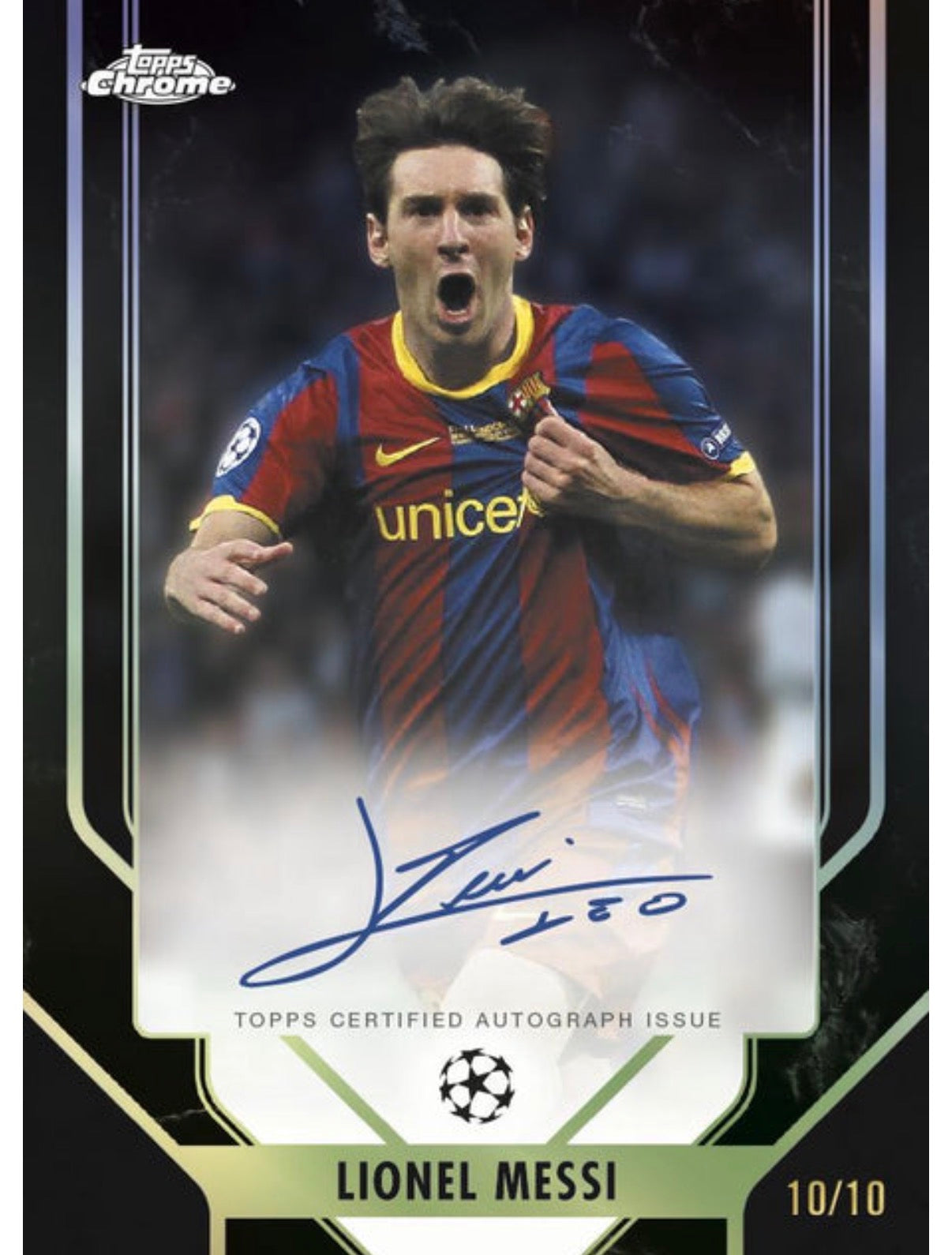 2025/26 Topps Chrome UEFA Club Competitions Blaster