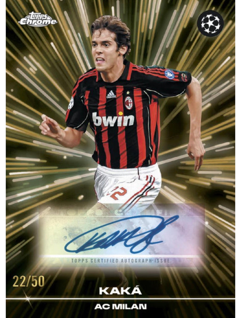 2025/26 Topps Chrome UEFA Club Competitions Blaster