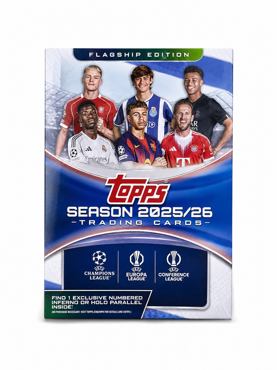 2025/26 Topps UEFA Club Competitions 7-Pack Blaster (Flagship Edition)