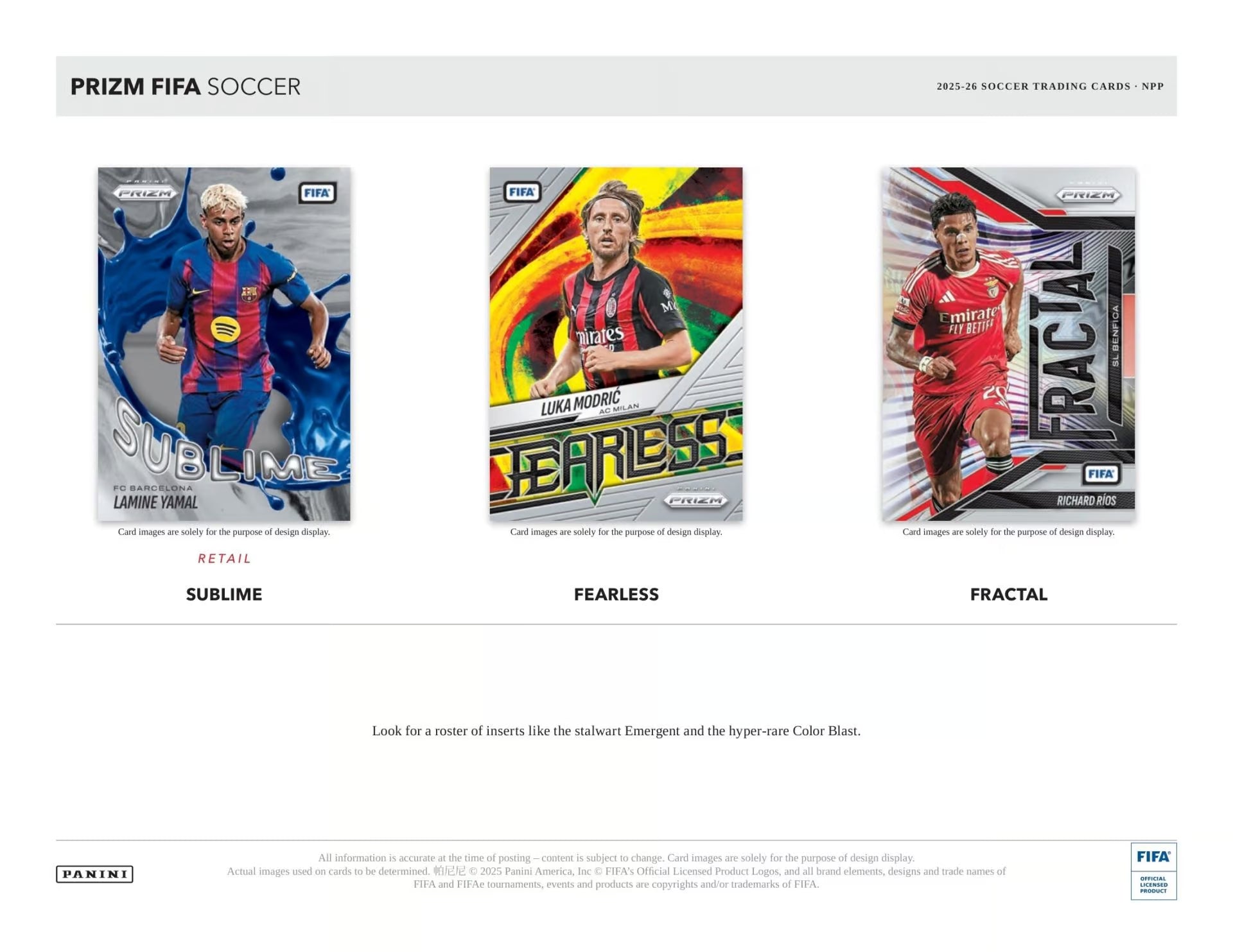 2025/26 Panini Prizm FIFA Football Blaster
