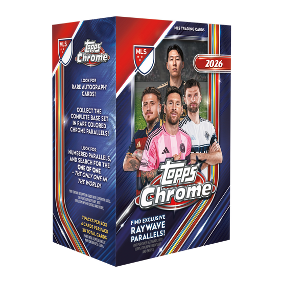 2026 Topps Chrome MLS Blaster Box
