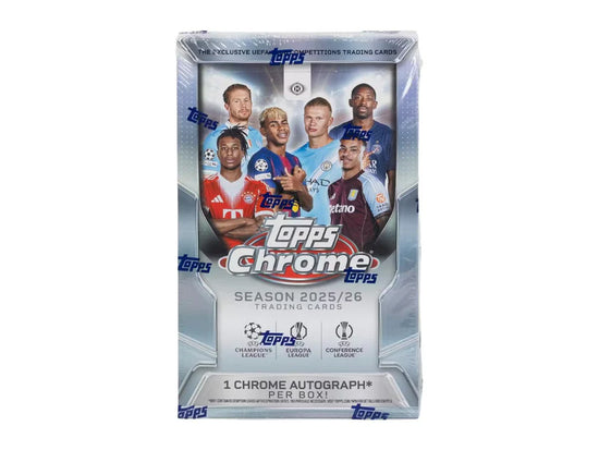 2025/26 Topps Chrome UEFA Club Competitions Hobby