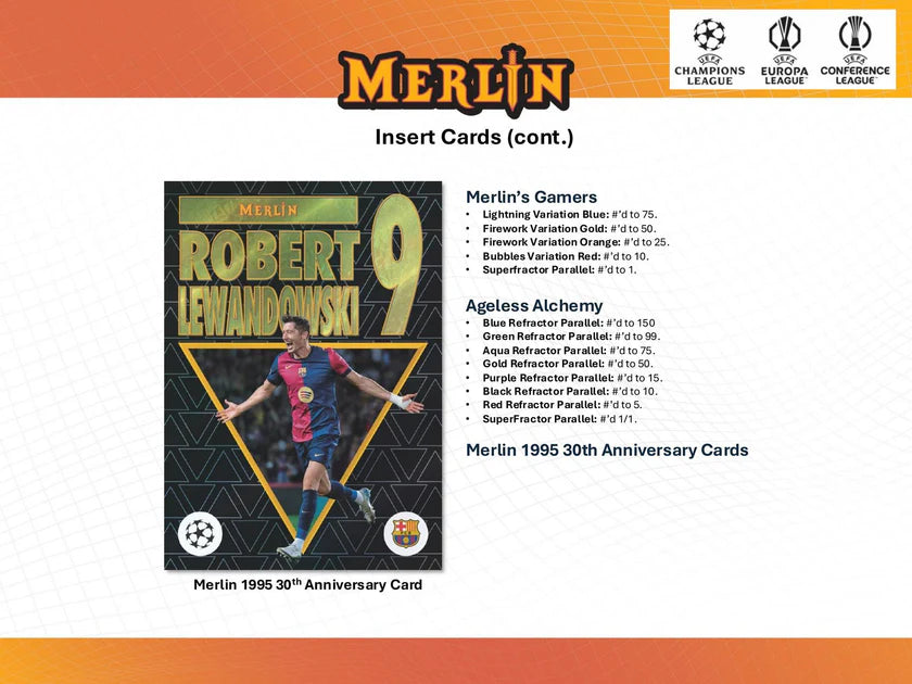 2024/25 Topps Chrome Merlin UEFA Club Competitions 7-Pack Blaster
