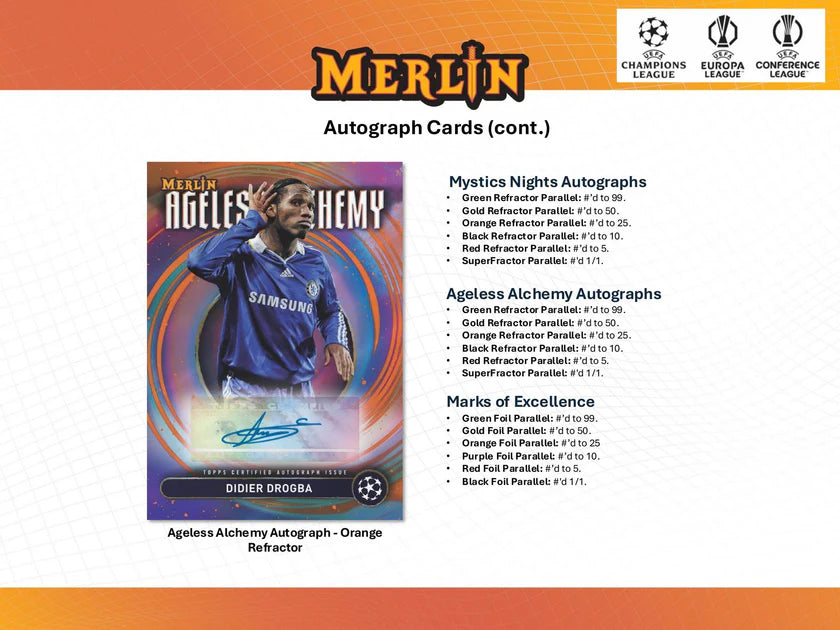 2024/25 Topps Chrome Merlin UEFA Club Competitions 7-Pack Blaster